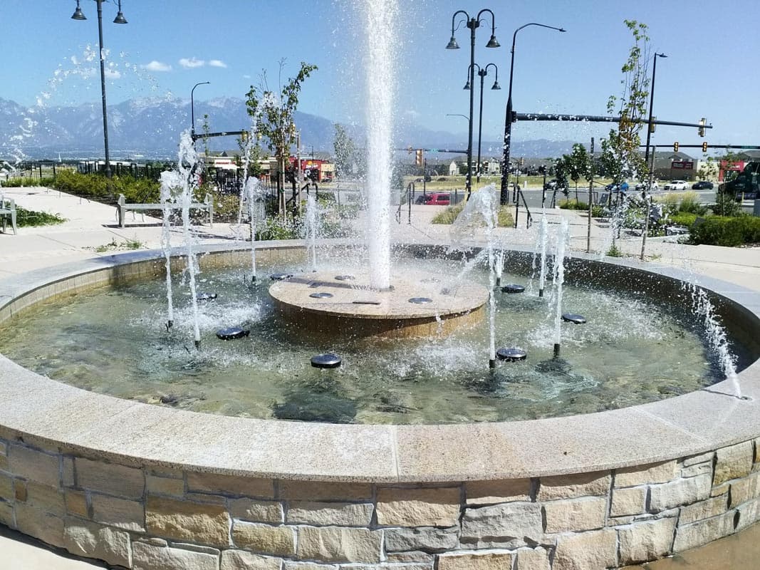 shopping mall fountain