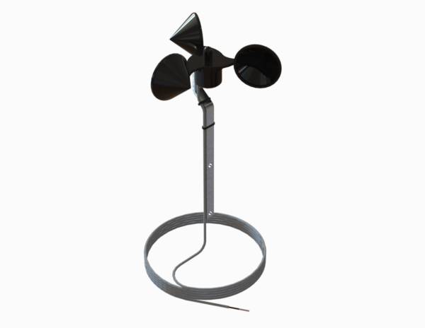 wind speed anemometer rendering