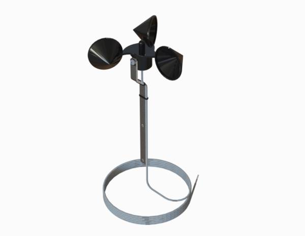 wind speed anemometer rendering