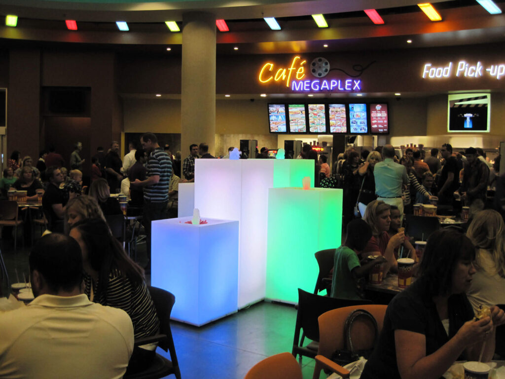 Megaplex theaters fountain pillar 15