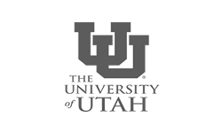 Uofu bw logo